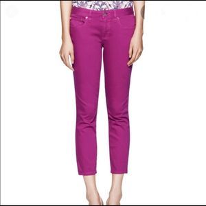 Tory Burch Alexa Cropped Skinny Jeans